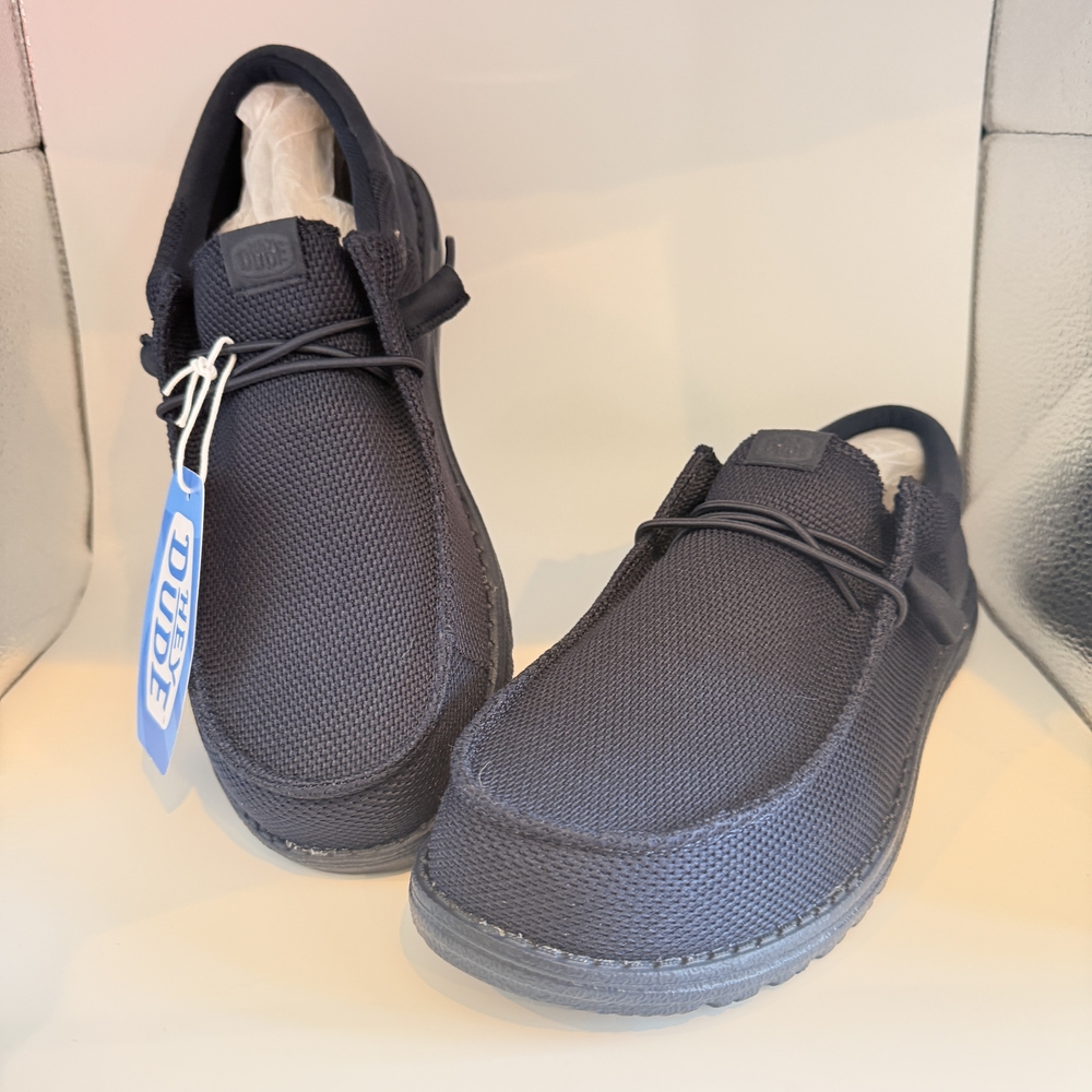Hey Dude Men's Wally Funk Mono Shoe Navy Blue - Picture 2 of 5